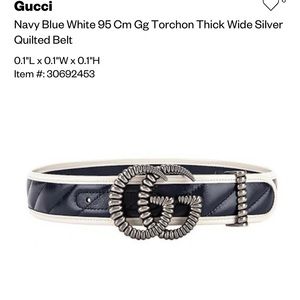 Large double G Gucci Belt